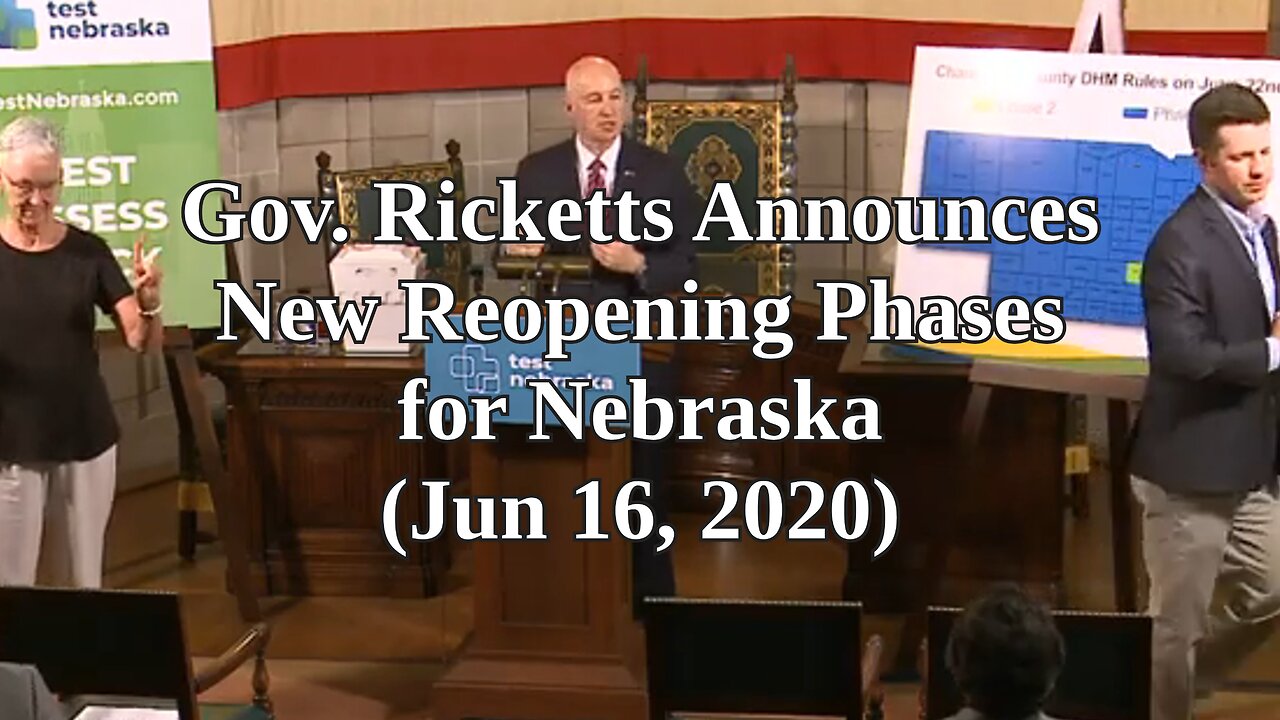 Nebraska Gov Pete Ricketts Covid Press Conference Replay and Review (6/16/20)