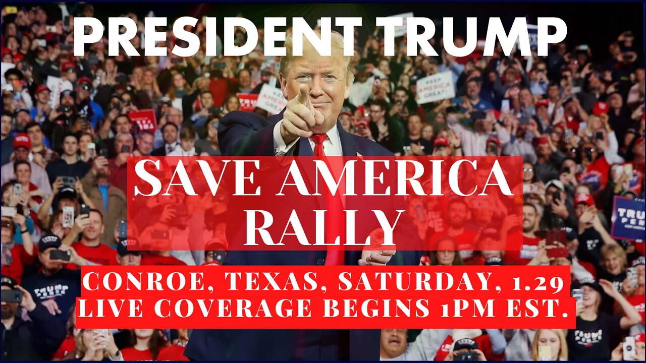 🔴 REPLAY | President Trump Rally, Conroe, Texas