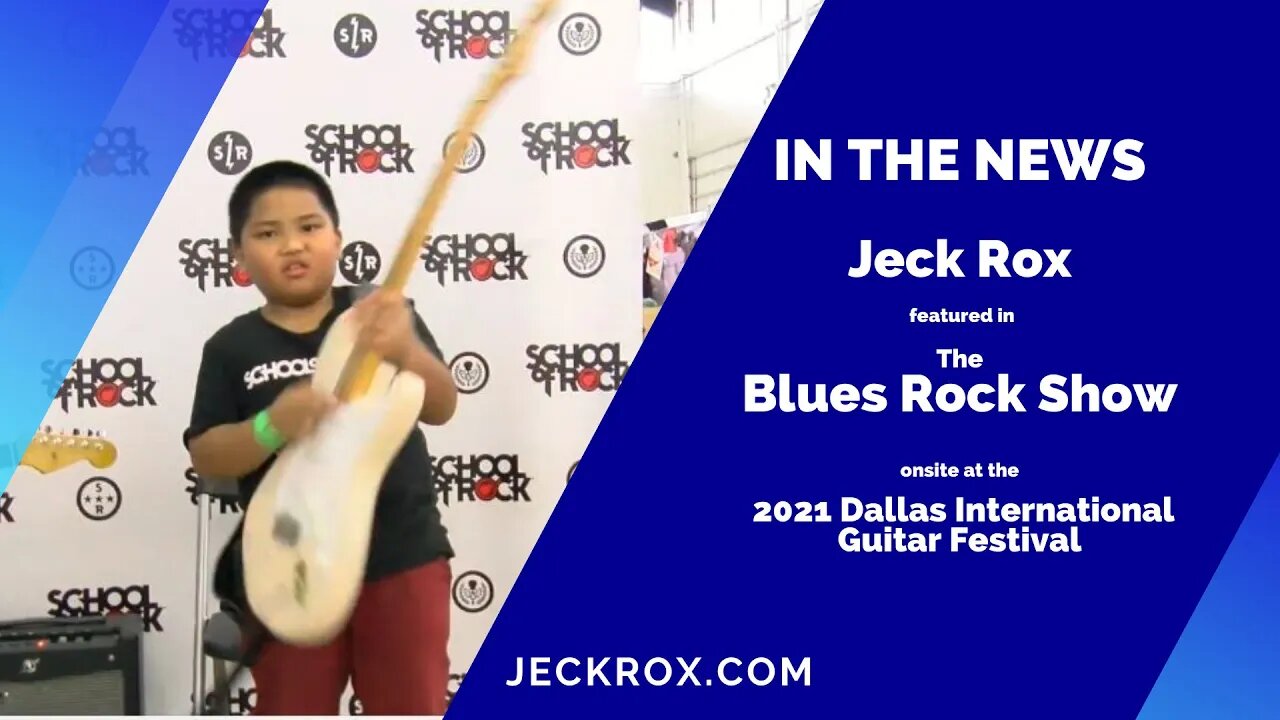 The BluesRock Show reports that 8-yr-old Jeck Rox "stole the show" w/ his 2ft body & 7ft attitude