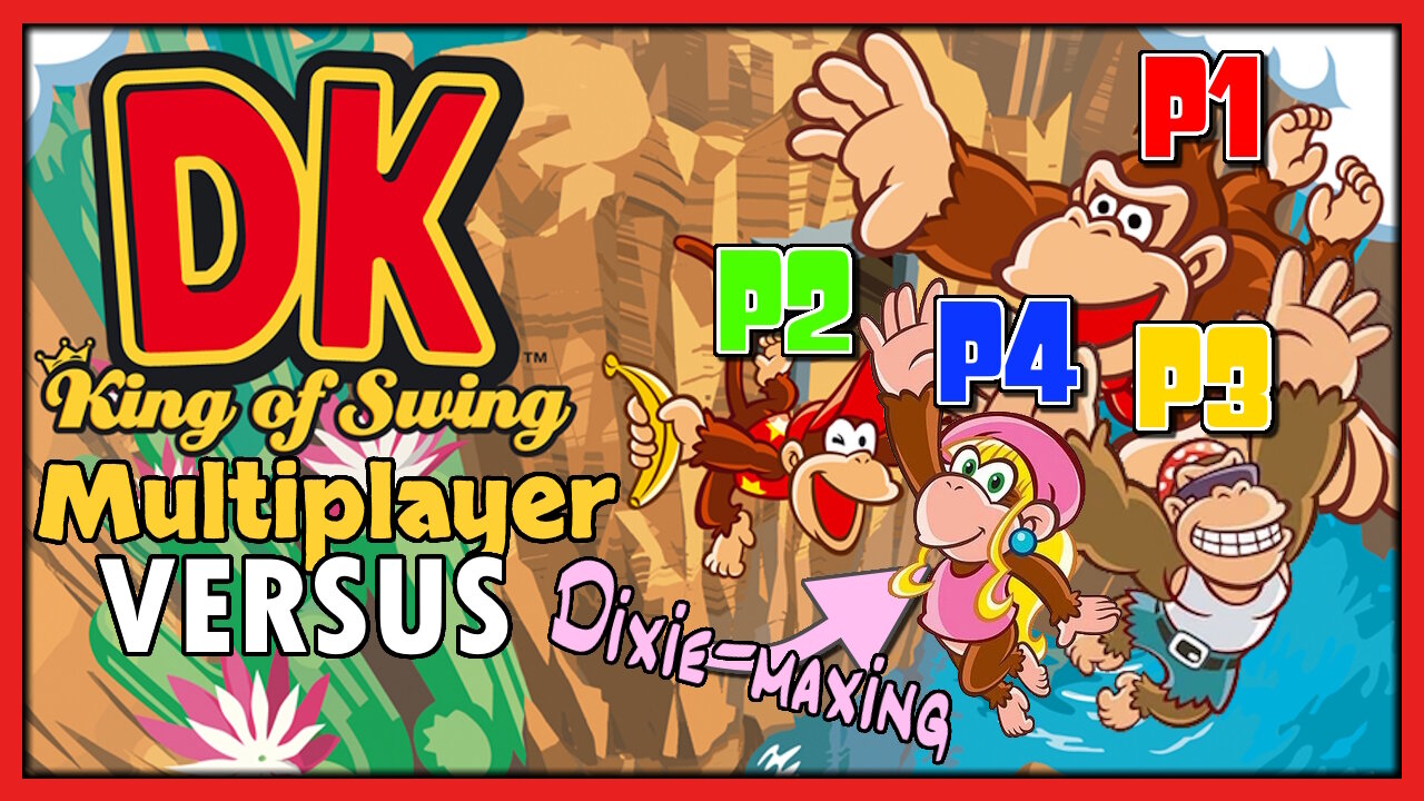 Donkey Kong (DK) King of Swing 4P Multiplayer Versus Mode