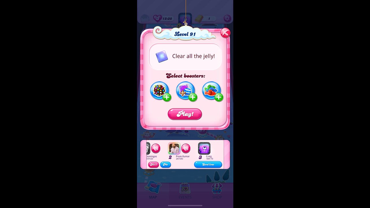 Candy Crush Saga Level 91
