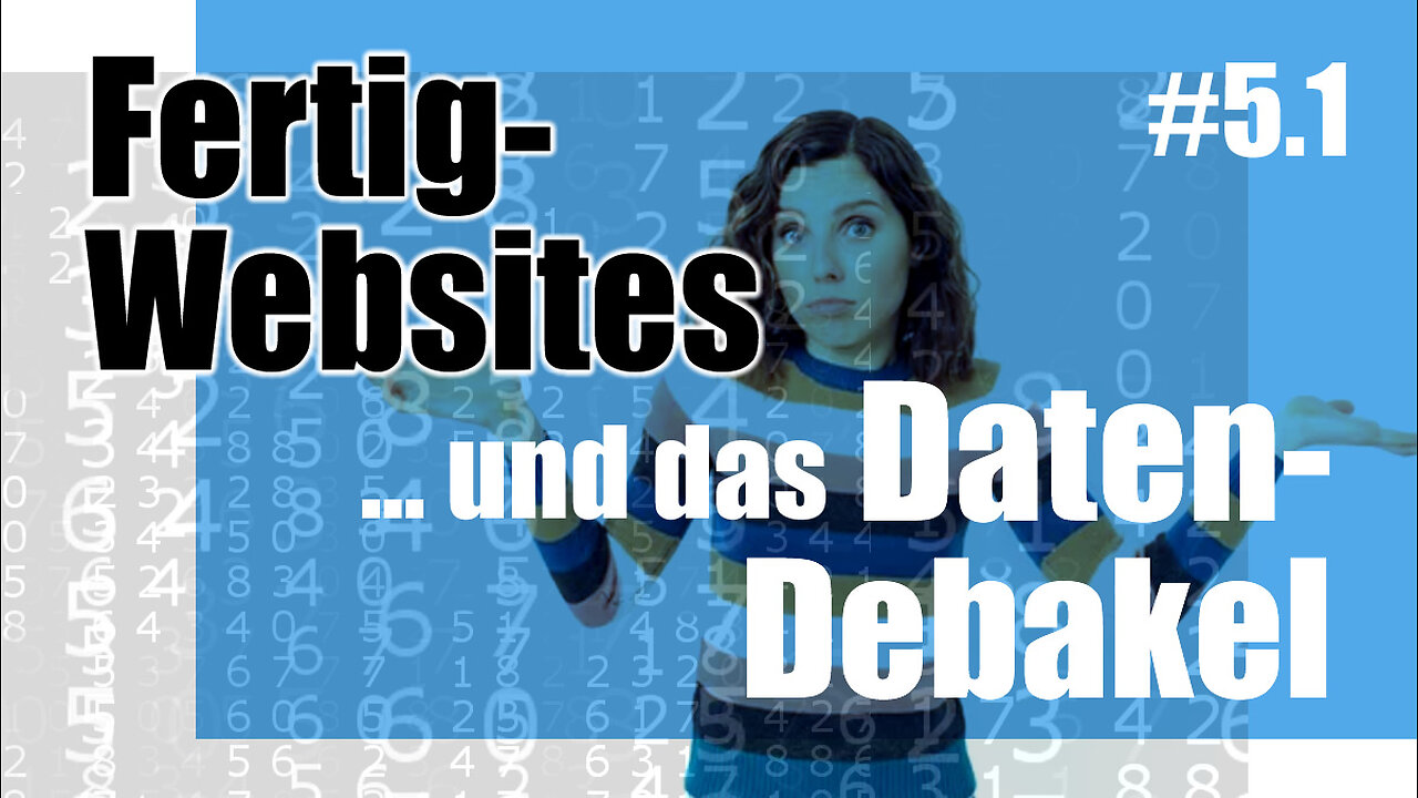 Fertig-Websites und das Daten-Debakel - Update
