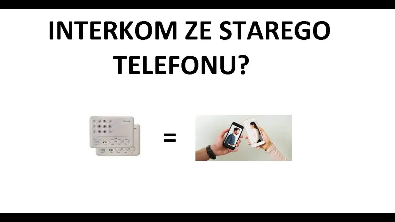Jak zrobić z telefonu - smartfona - interkom - domofon - walkie talkie - apka - LINK w opisie filmu