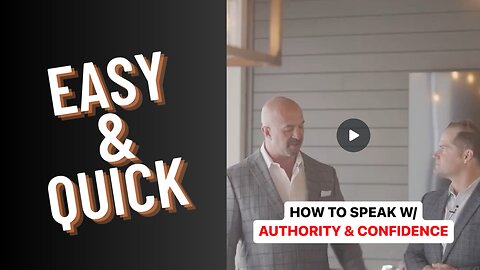 The 1 Body Language Technique To Speak With Confidence & Authority