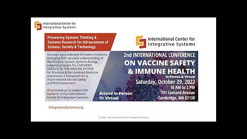Dr.SHIVA LIVE: Vaccine Safety & Immune Health Conference - Oct 29, SAT 10AM-2PM EST