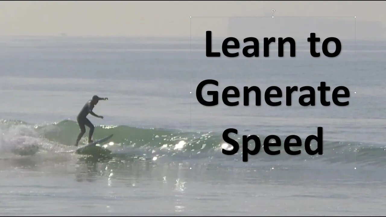 How to Generate Speed Surfing Frontside