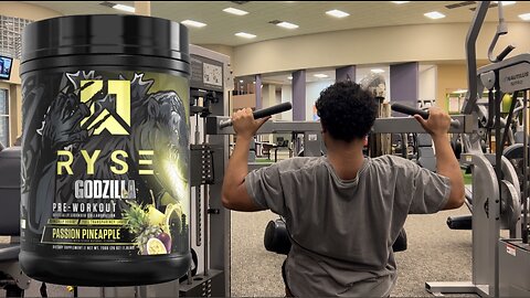 NEW RYSE PASSION PINEAPPLE PRE-WORKOUT Back Day