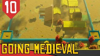 Cercando com MURALHAS - Going Medieval #10 [Série Gameplay Português PT-BR]