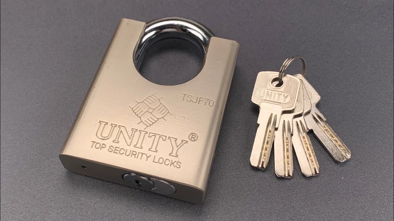 [1015] A Lock With “Good Character” — Unity Model TSJF70 Picked