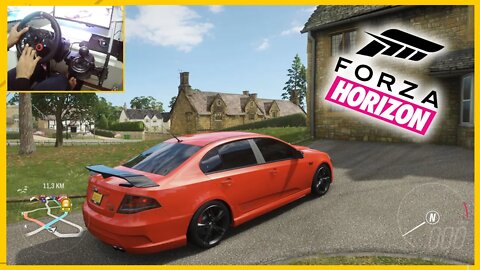 FORD FALCON GT F351 - Forza Horizon 4 Gameplay Realista / Logitech G29