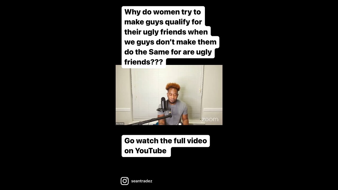 Modern day women wants a man to qualify for her unattractive friend!!!