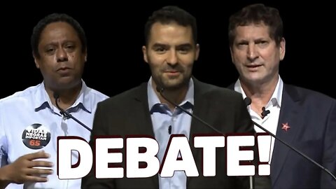 Arthur enfrenta Tatto e Orlando em debate