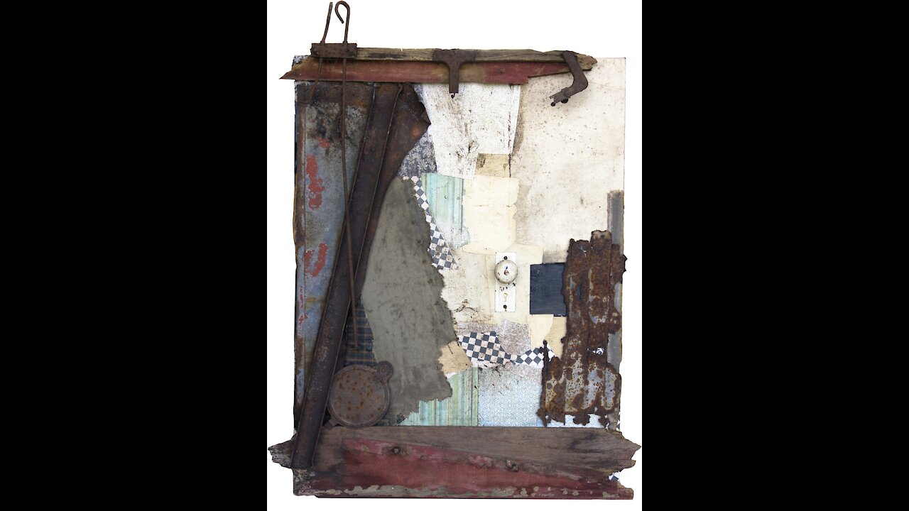 video preview of my vintage industrial assemblage titled: Like It Or Not
