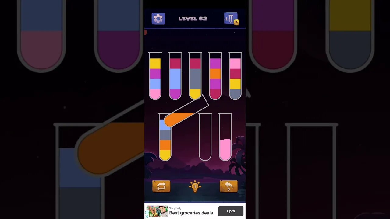 Water Sort Puzzle - Level 62