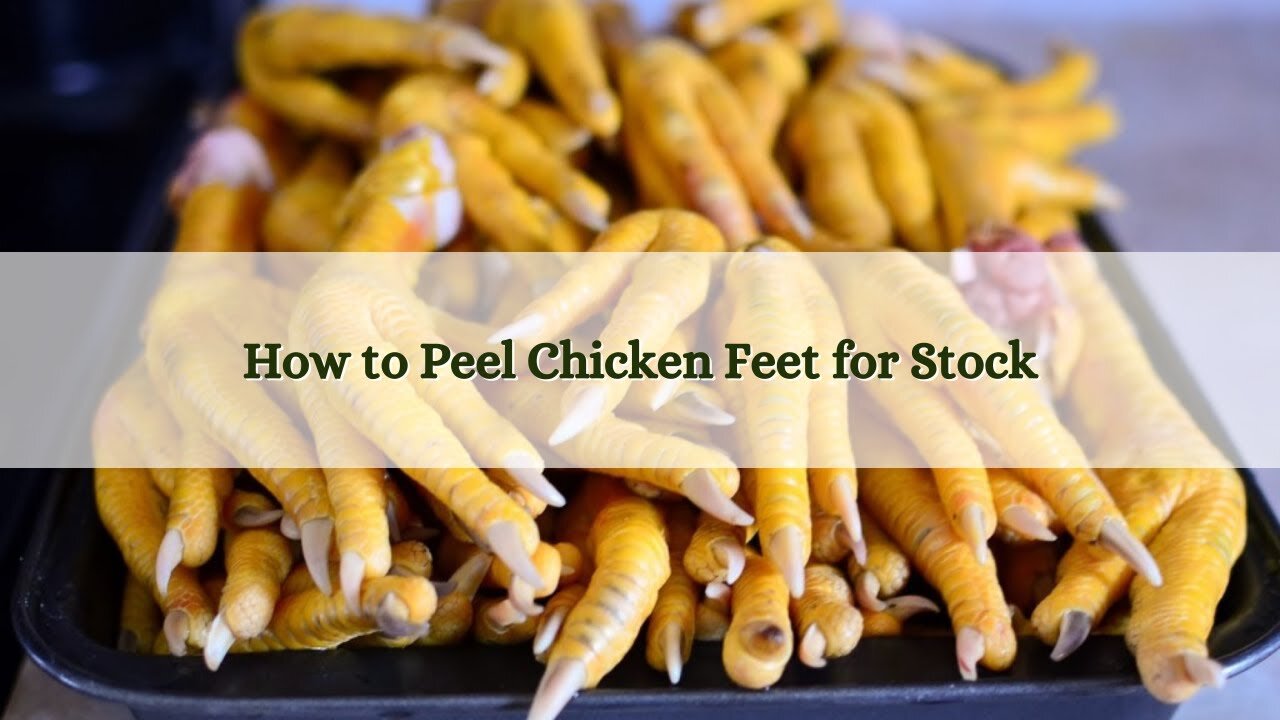 How to Peel Chicken Feet