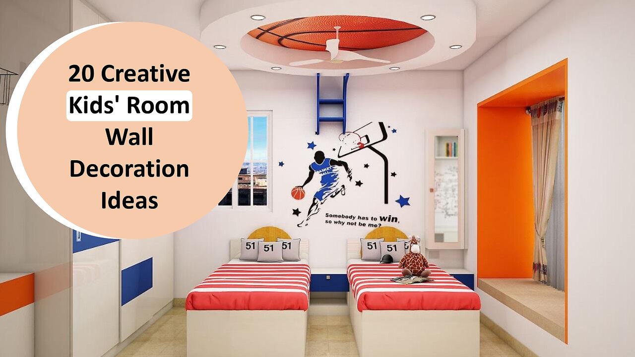 20 Creative Kids' Room Wall Decoration Ideas