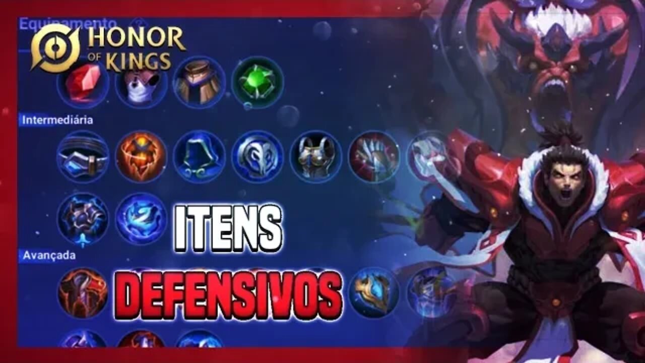 ENTENDA TODOS OS ITENS DE DEFESA DO JOGO | Honor of Kings