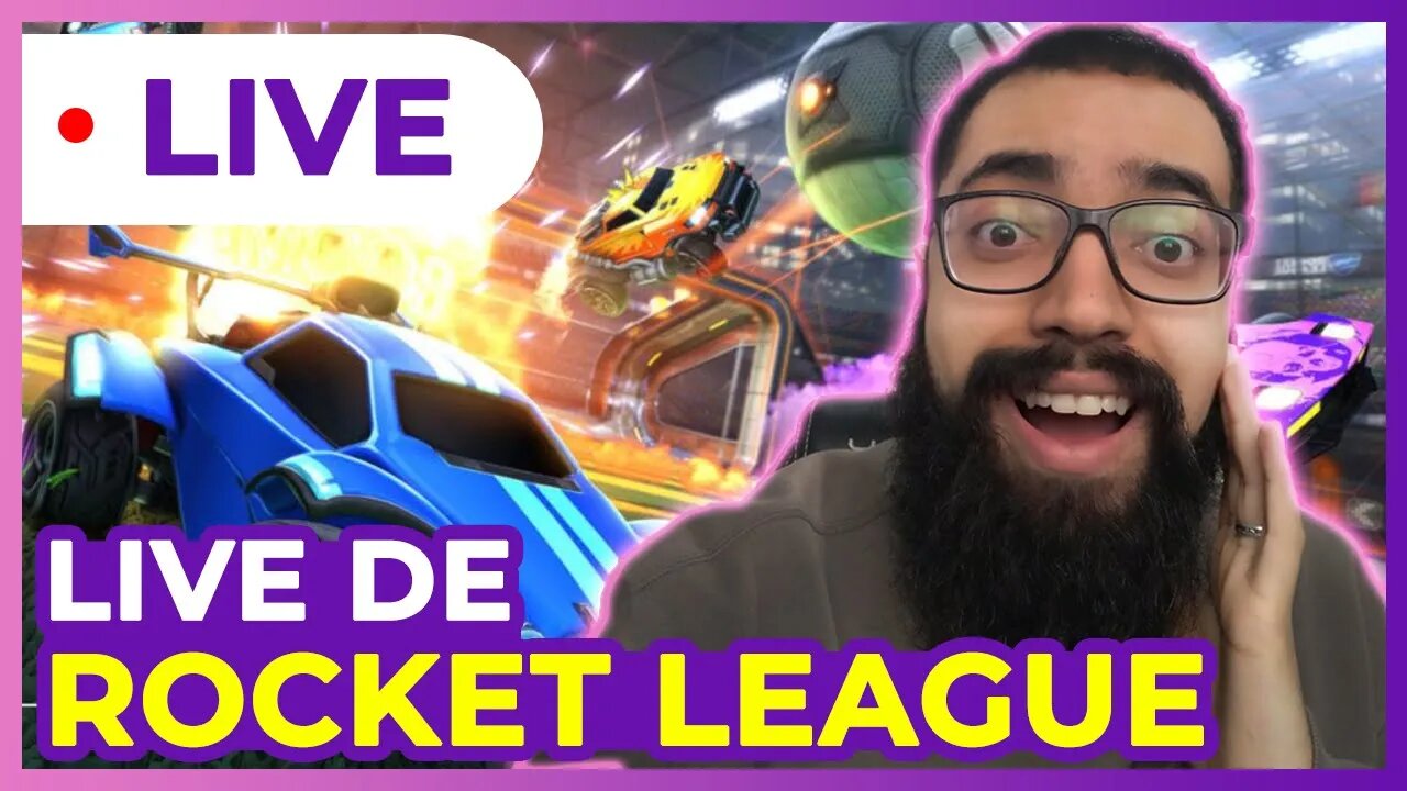 LIVE JOGANDO ROCKET LEAGUE COM OS INCRITOS - ME AJUDEM! #rocketleague #livestream