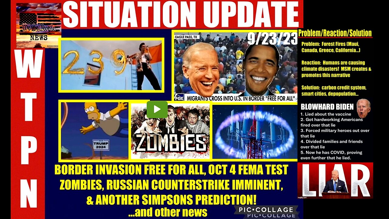 SITUATION UPDATE 9/23/23 (Related links and info in description)