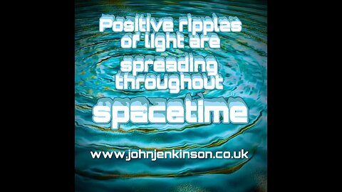 Positive ripples of light spreading throughout spacetime