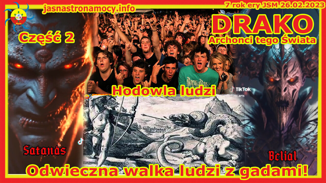 Drako Archonci tego świata Hodowla Ludzi Odwieczna walka ludzi z gadami