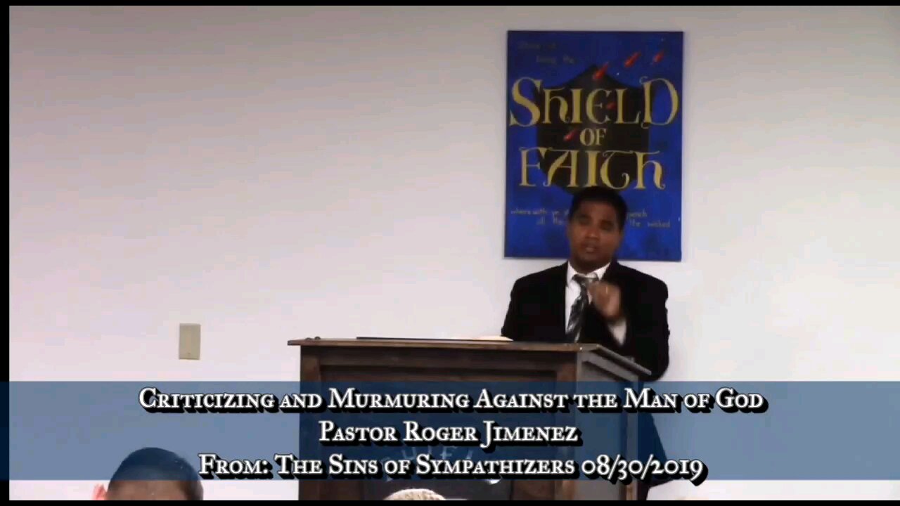 Criticizing and Murmuring Against the Man of God | Pastor Roger Jimenez