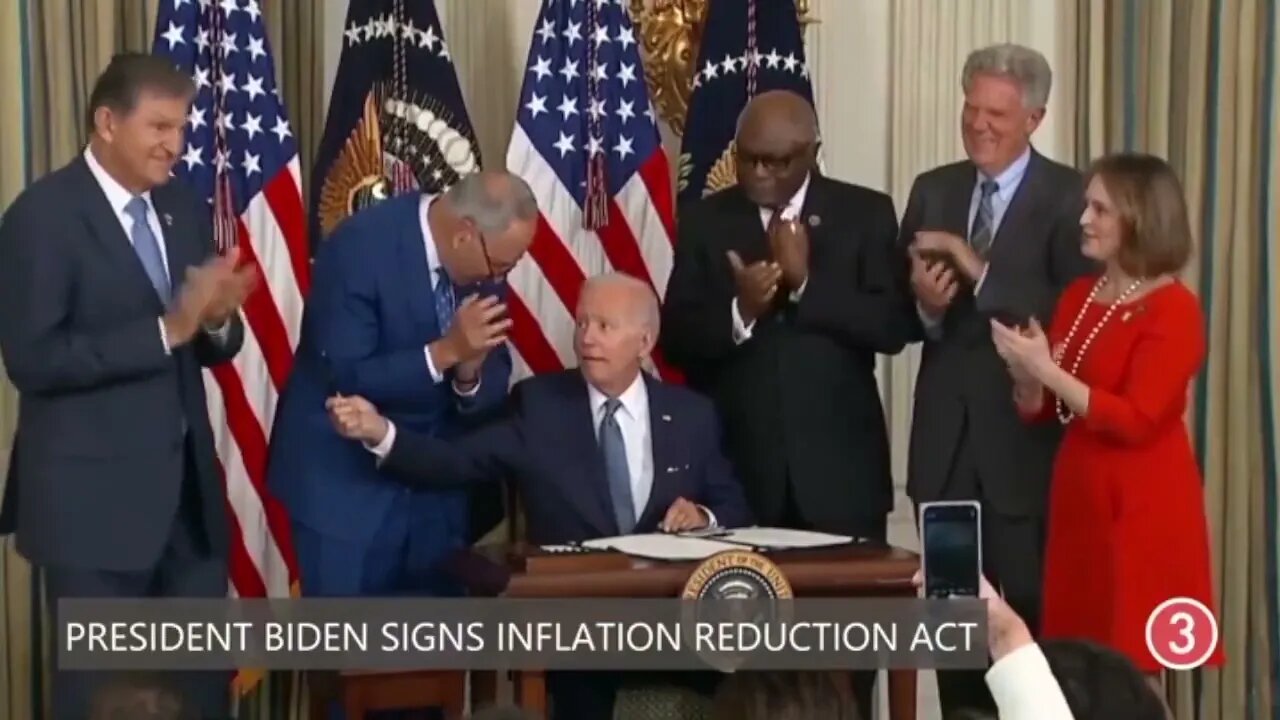Biden Signs "The Inflation Reduction Act"