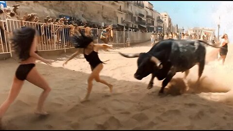 When animals go on a rampage and got caught on camera !! 