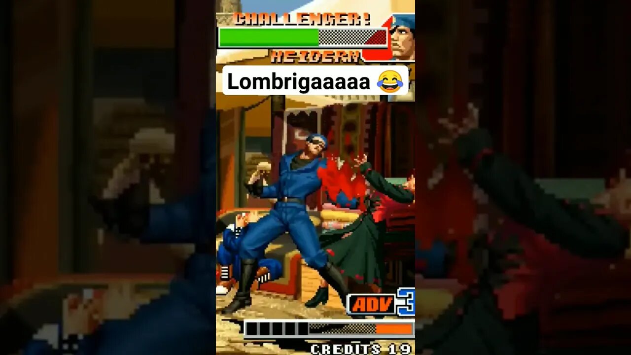 O famoso golpe LOMBRIGAAAAA - KOF 98