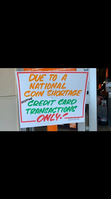 Change shortage BS/ turning away people with cash!