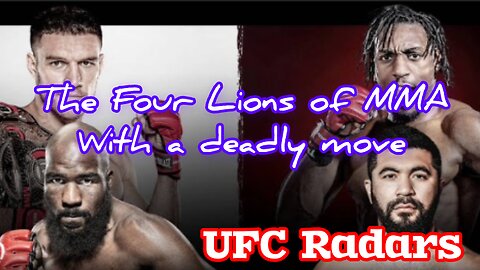 RadarUFC/Four Lions MMA With deadly moves