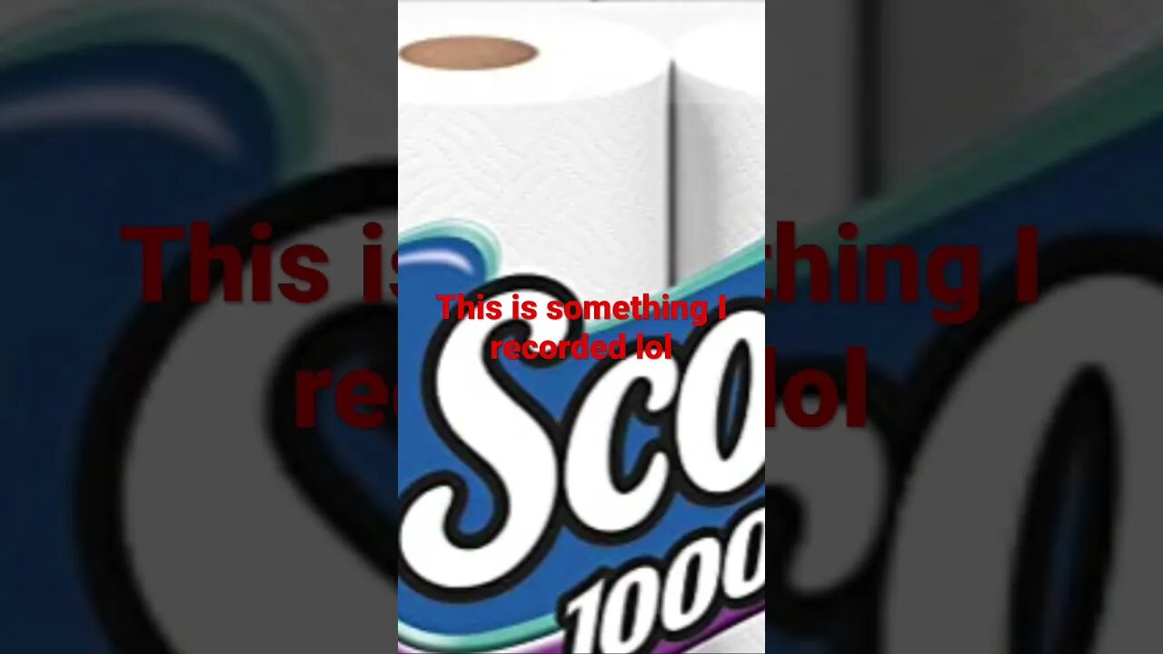 I recorded this out out pure boredom