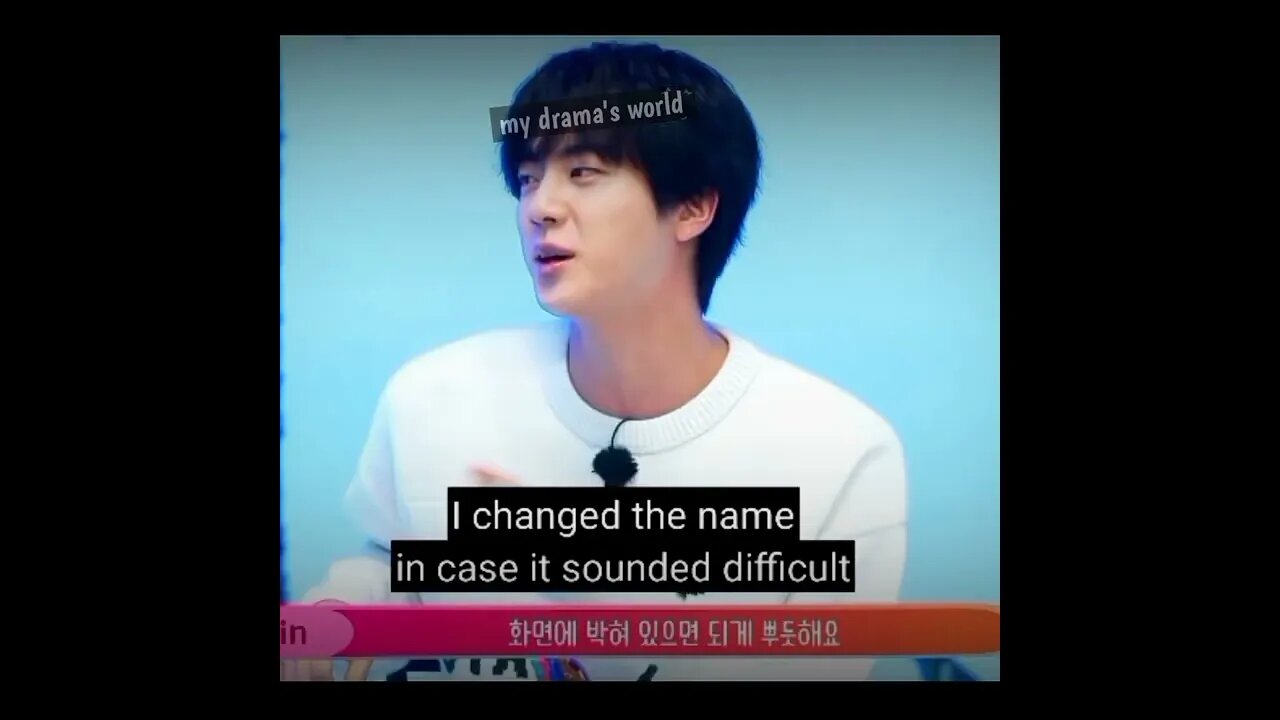 Jin is soo proved of his brain child 😂 🤣