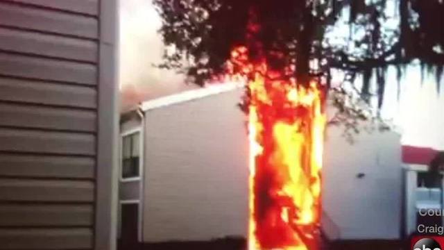 VIDEO: Two-alarm fire at Tampa apartment complex