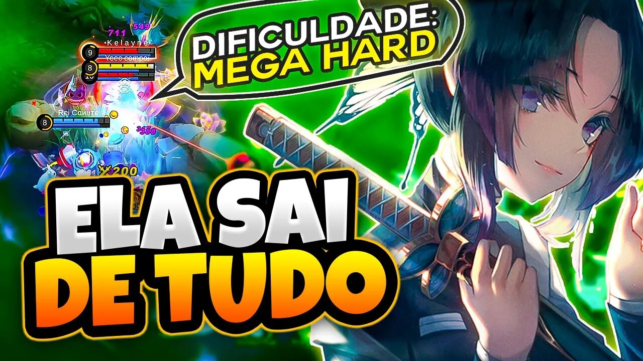 ELA É A RAINHA DO ESCORREGA! ESCAPE QUASE INFINITO | MOBILE LEGENDS