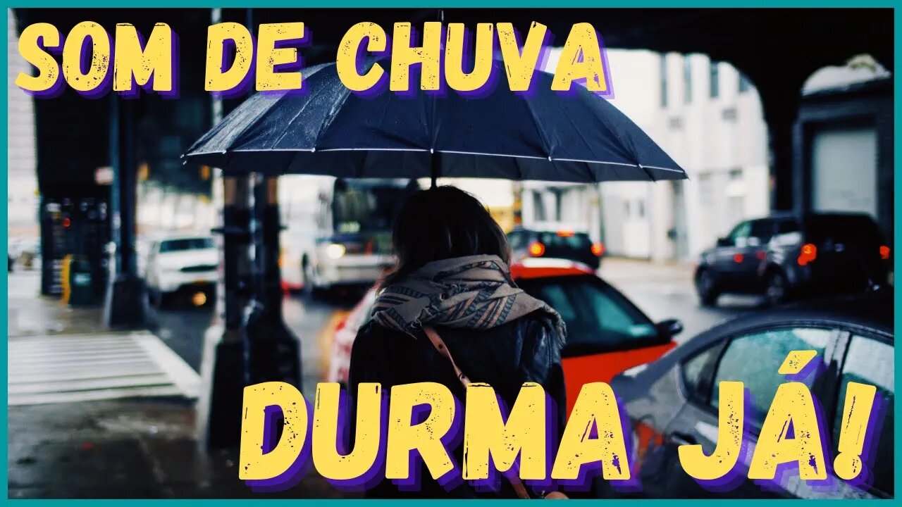 Barulho de chuva! Telhado chovendo! Durma já, descanse, medite, ore, estude!