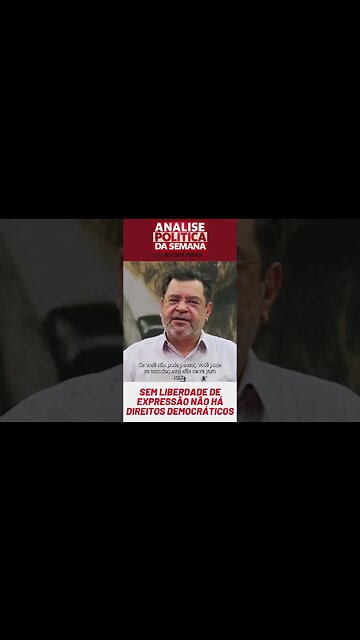 A liberdade de expressão é um pilar fundamental de todos os outros direitos democráticos