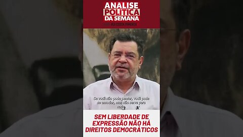 A liberdade de expressão é um pilar fundamental de todos os outros direitos democráticos