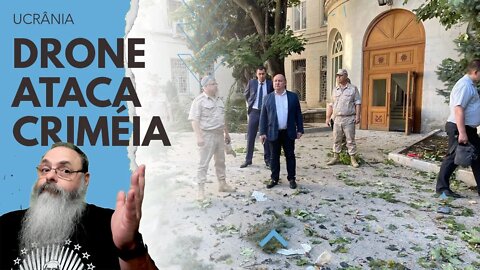 ATAQUE atinge QUARTEL PRINCIPAL da MARINHA RUSSA em SEVASTOPOL e leva a CANCELAMENTO de EVENTO