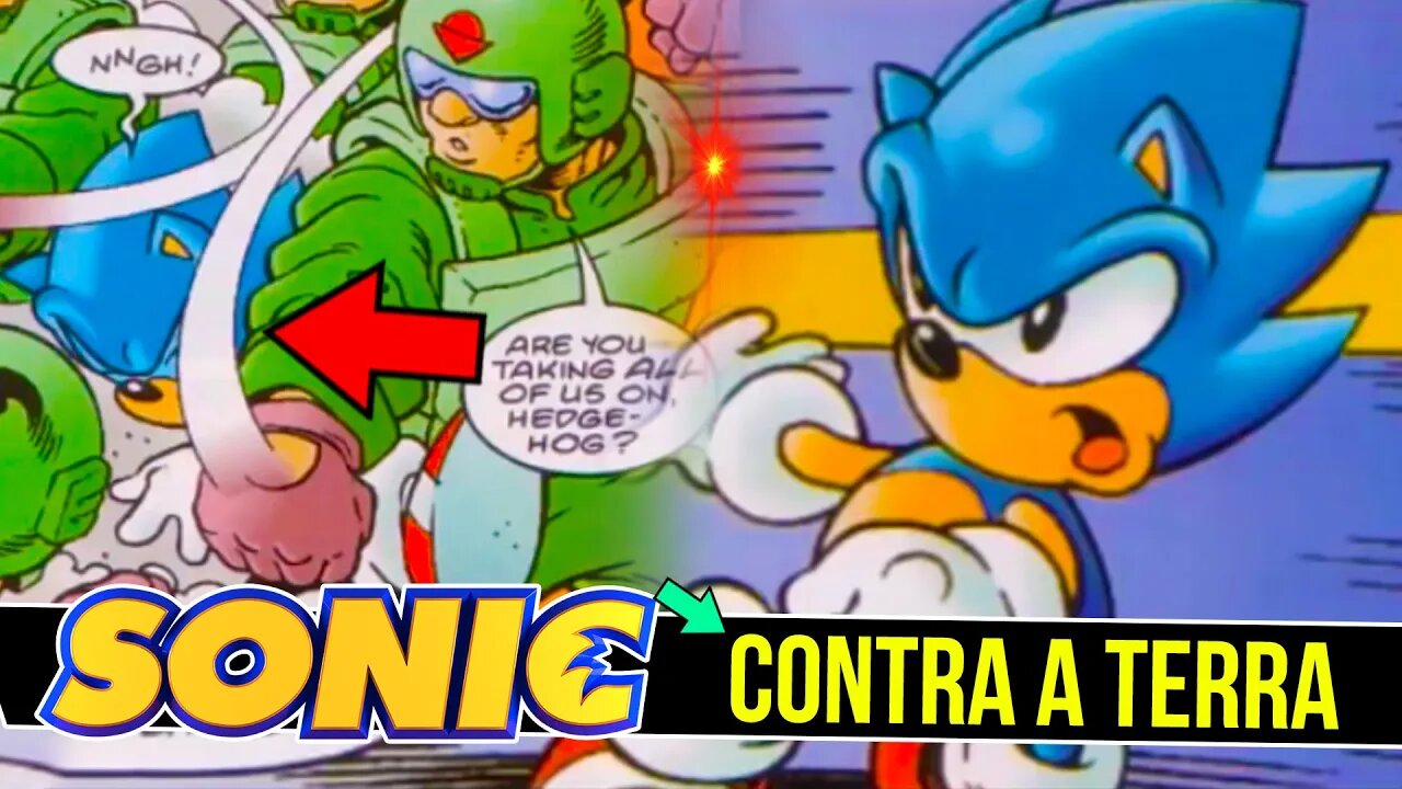 Quando SONIC INVADIU a terra | Sonic vs MILITARES #shorts