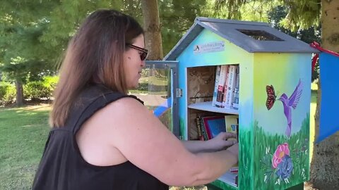 Holt woman remembers mother by hosting a Little Free Library