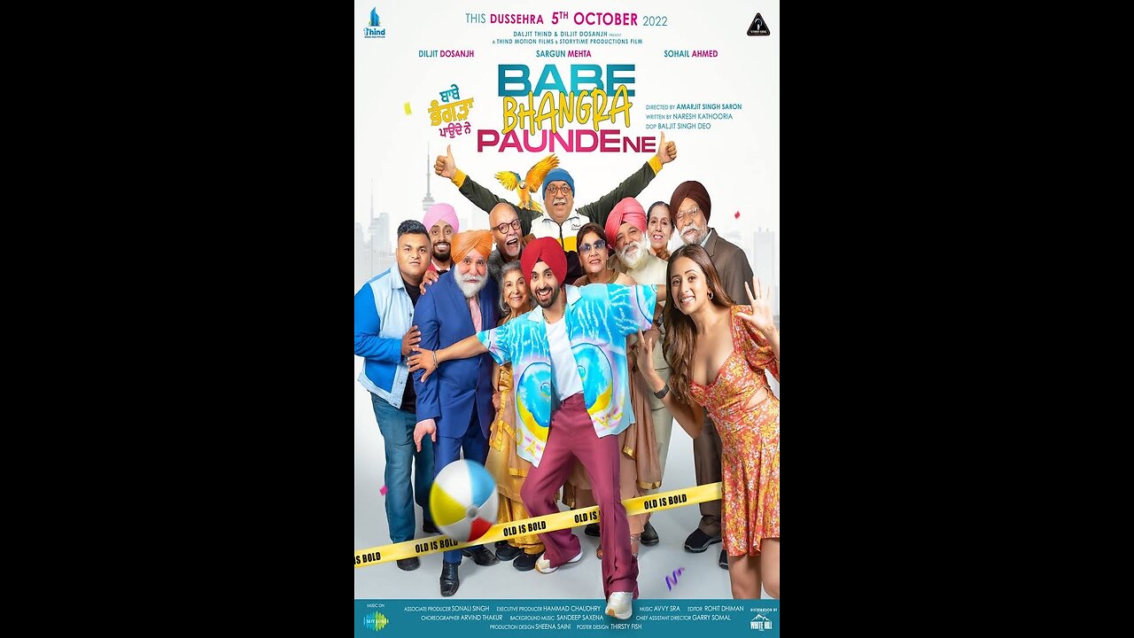 Babe Bhangra Paunde Ne | Full punjabi Movie | Diljit dosanjh | Sargun mehta