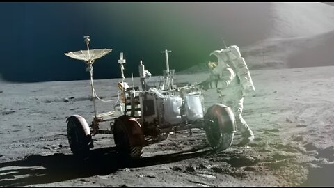 Landing, Moon walking: "Real Moon"