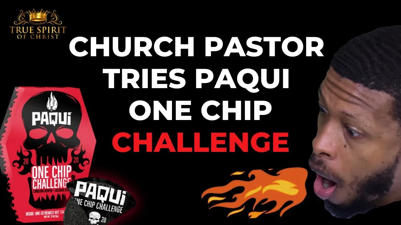 Church Pastor takes the One Chip Challenge (World's Hottest Chip) | Uzziah Israel