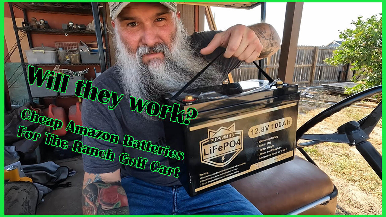 How to Install Lithium Iron Phosphate batteries 90s Club Car Golf Cart PUPVWMHB