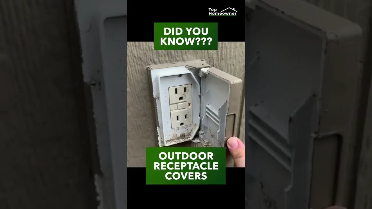 Outdoor Receptacle Covers: All You Need To Know #shorts