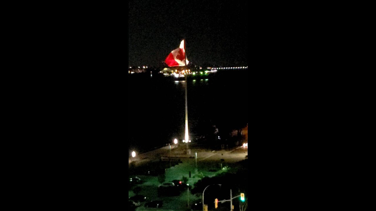 Canadian Flag Windsor Ontario