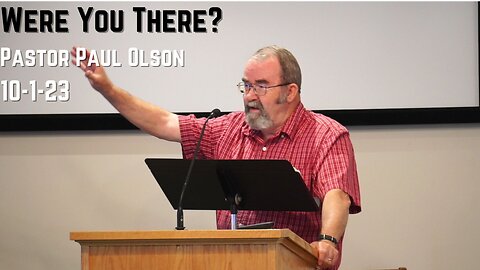 Were You There When They Crucified My Lord?