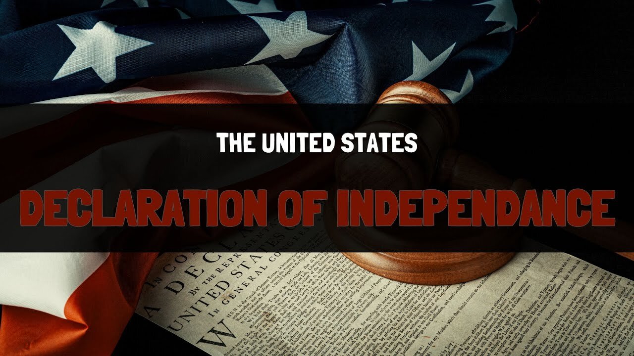 Recitation of the United States Declaration of Independence Full Audio Reading