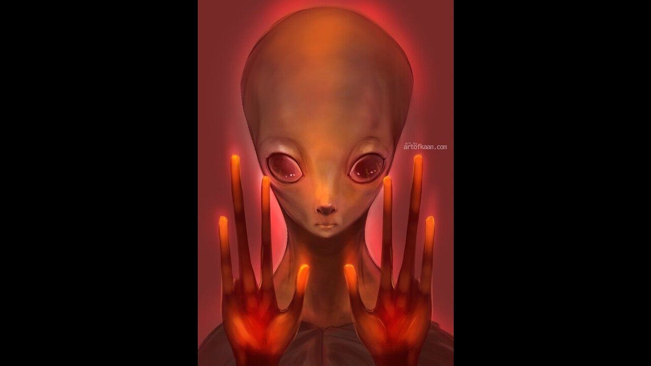 Red-Colored Grey Alien Haunts Woman